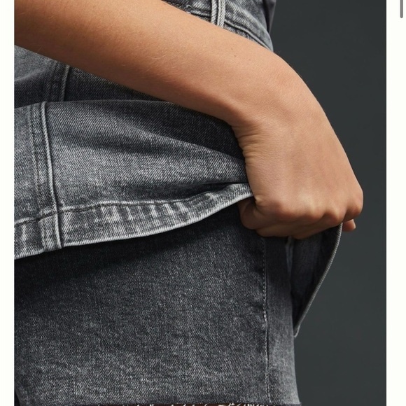 MOTHER Superior The Breaker Micro Mini Denim Skort - Picture 6 of 14